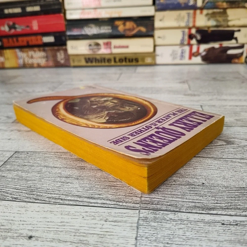 THE PLAYER ON THE OTHER SIDE Ellery Queen 1975 First Print Ballantine Paperback